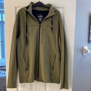 Tommy John Hooded zip up. Men’s Large.